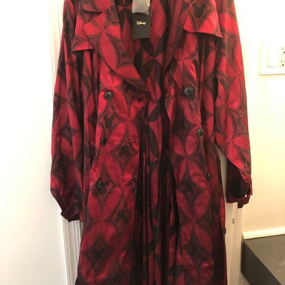 Disney's Mickey Jacquard Swing Trench Coat/Dress - Picture 4 of 7